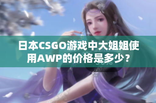 日本CSGO游戏中大姐姐使用AWP的价格是多少？