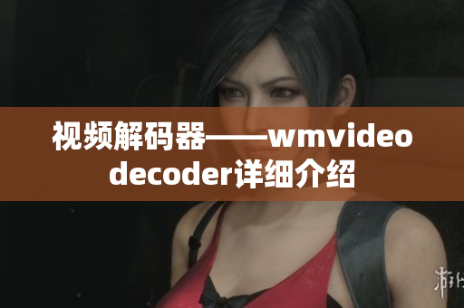 视频解码器——wmvideodecoder详细介绍