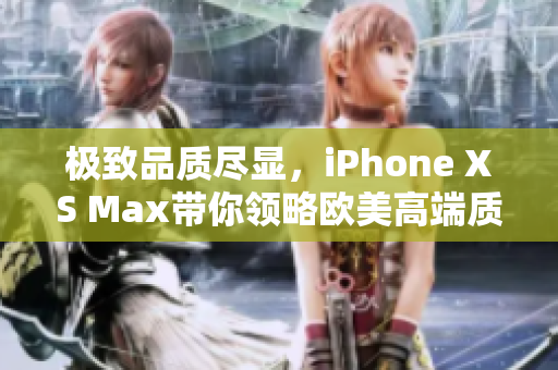 极致品质尽显，iPhone XS Max带你领略欧美高端质感