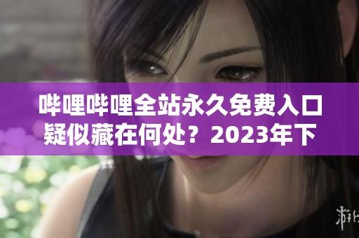 哔哩哔哩全站永久免费入口疑似藏在何处？2023年下载打不开怎么办？