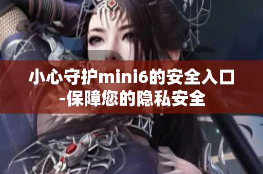 小心守护mini6的安全入口-保障您的隐私安全