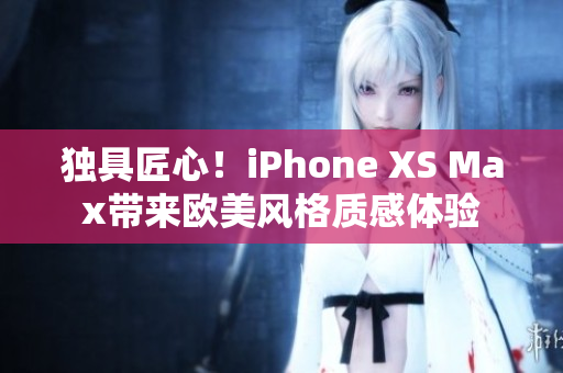 独具匠心！iPhone XS Max带来欧美风格质感体验