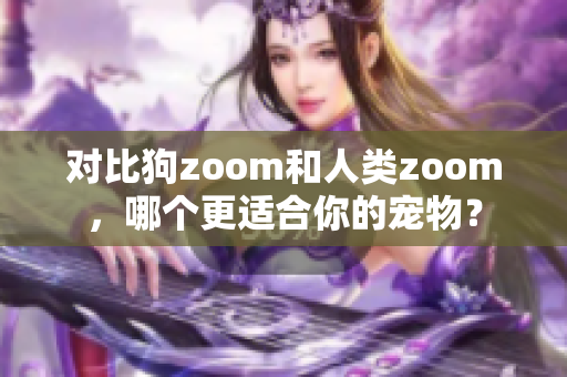 对比狗zoom和人类zoom，哪个更适合你的宠物？