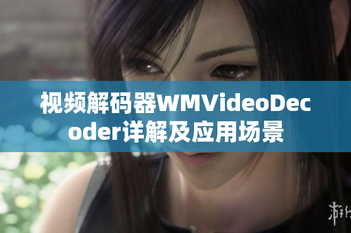 视频解码器WMVideoDecoder详解及应用场景