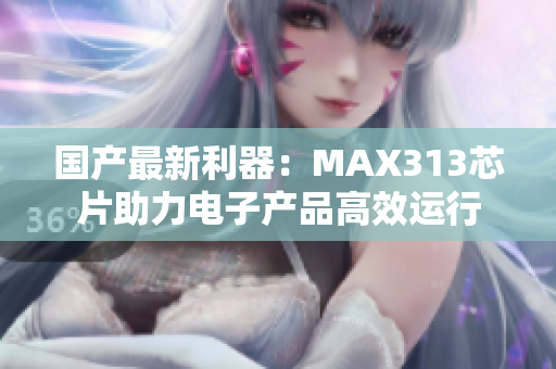 国产最新利器：MAX313芯片助力电子产品高效运行