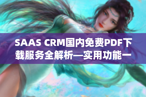 SAAS CRM国内免费PDF下载服务全解析—实用功能一网打尽(1)