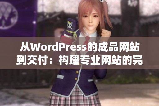 从WordPress的成品网站到交付：构建专业网站的完整指南