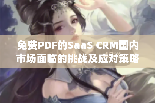 免费PDF的SaaS CRM国内市场面临的挑战及应对策略(1)