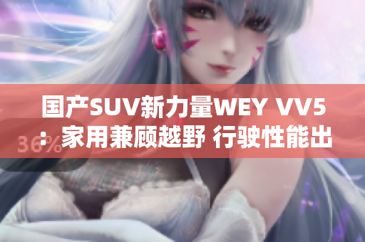 国产SUV新力量WEY VV5：家用兼顾越野 行驶性能出色