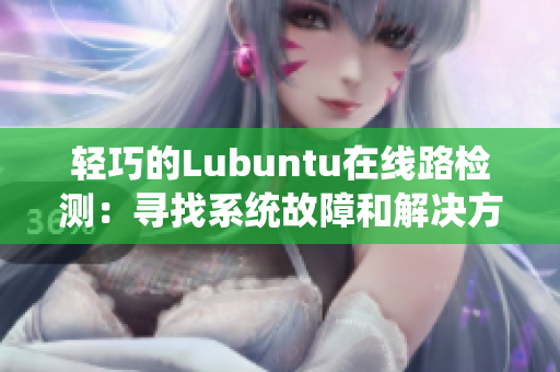 轻巧的Lubuntu在线路检测：寻找系统故障和解决方案