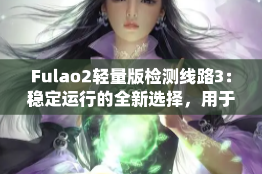 Fulao2轻量版检测线路3：稳定运行的全新选择，用于提升效率(1)