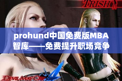 prohund中国免费版MBA智库——免费提升职场竞争力的必备利器