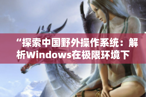 “探索中国野外操作系统：解析Windows在极限环境下的应用”