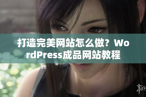 打造完美网站怎么做？WordPress成品网站教程