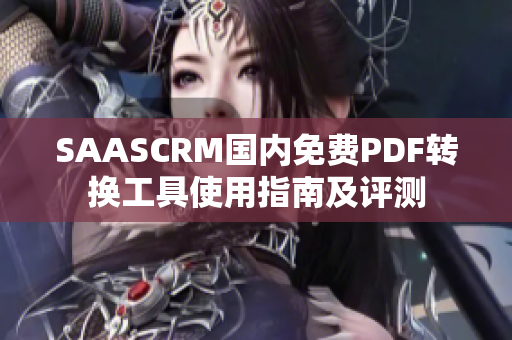 SAASCRM国内免费PDF转换工具使用指南及评测