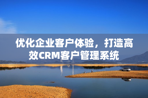 优化企业客户体验，打造高效CRM客户管理系统