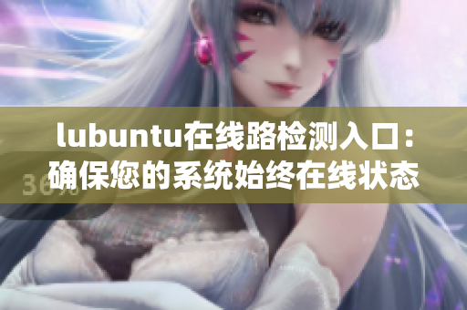 lubuntu在线路检测入口：确保您的系统始终在线状态