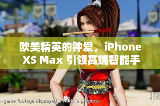 欧美精英的钟爱，iPhone XS Max 引领高端智能手机风潮