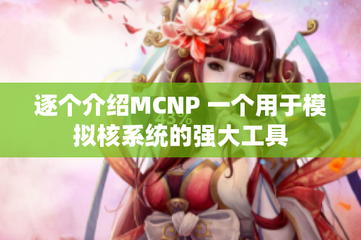 逐个介绍MCNP 一个用于模拟核系统的强大工具