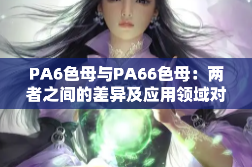 PA6色母与PA66色母：两者之间的差异及应用领域对比