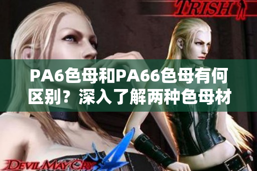 PA6色母和PA66色母有何区别？深入了解两种色母材料的特点