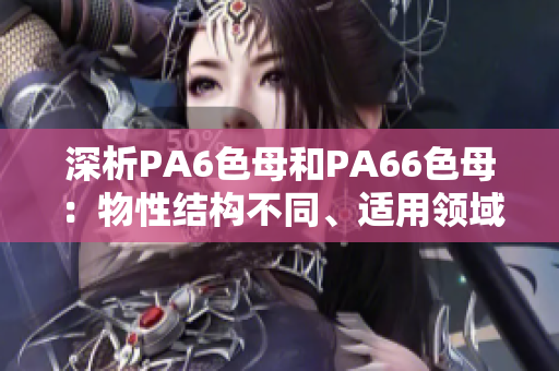 深析PA6色母和PA66色母：物性结构不同、适用领域各异