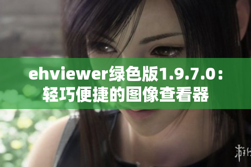 ehviewer绿色版1.9.7.0：轻巧便捷的图像查看器