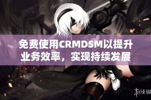 免费使用CRMDSM以提升业务效率，实现持续发展