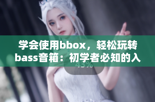 学会使用bbox，轻松玩转bass音箱：初学者必知的入门指南